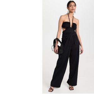 Susana Monaco Square String Halter Jumpsuit